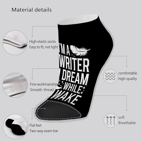Im A Writers I Dreams While Awake Socks Meta Description