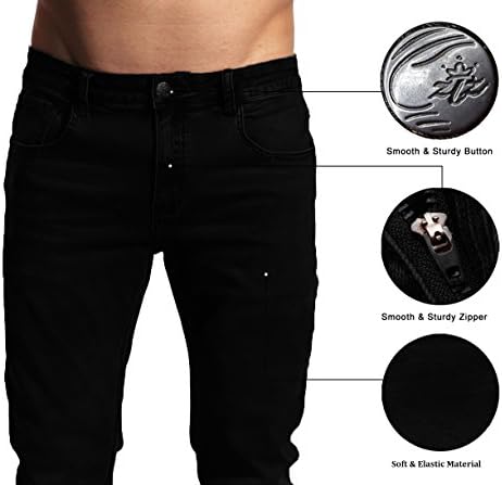 ZLZ Slim Fit Jeans Pants for Men Fashionable comfy and stylish
