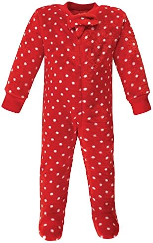 Hudson Baby Girls Plush Sleep and Play Set