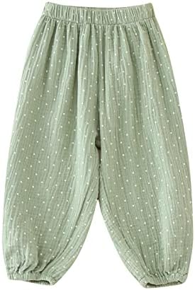 Long-Fitting polka-dot Cotton Pants