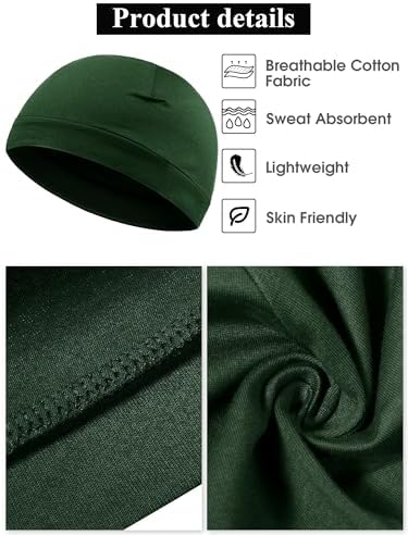 Syhood 4-Piece Skull Hats Men Women Kids Stretchy Comfy