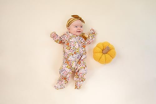 Mud Pie Baby Girl Sleepers Luxurious Two-Piece Set