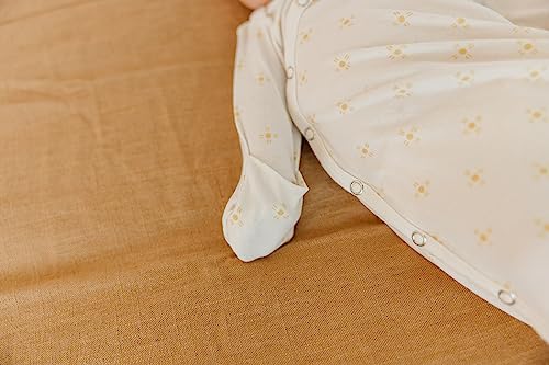 Copper Pearl Knotted Newborn Gown - Stretchy Sleep