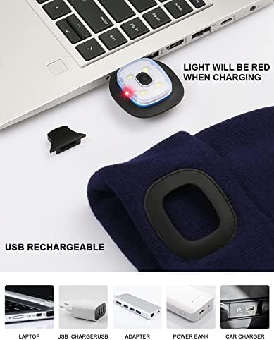 Melasa LED Ground illuminate Beanie for Kids Warm Lit Fun
