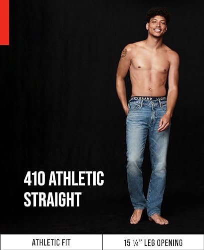 Lucky Brand Mens 410 Athletic Fit Jean in Coyote Blue
