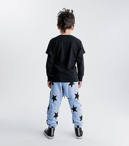 NUNUNU Baggy Pants 100 Cotton Harem Sweatpants for Kids and Babies