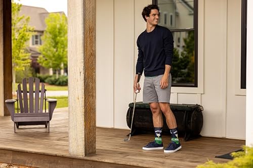 K Bell Mens Funny Crew Socks