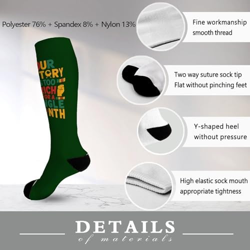 Thigh-High Cotton Socks for Men