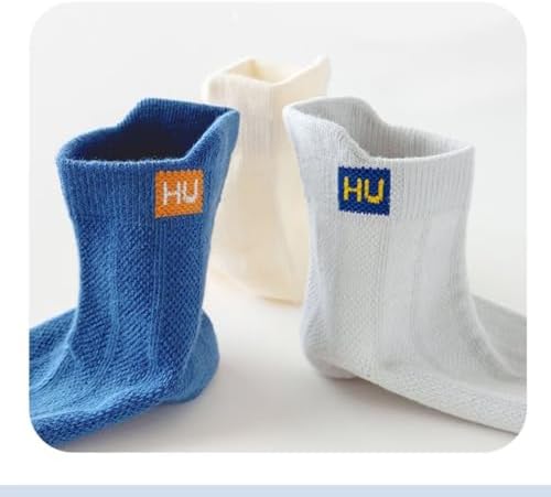 Kids Cotton Socks for Boys Girls - Ankle Socks with Fashion Design