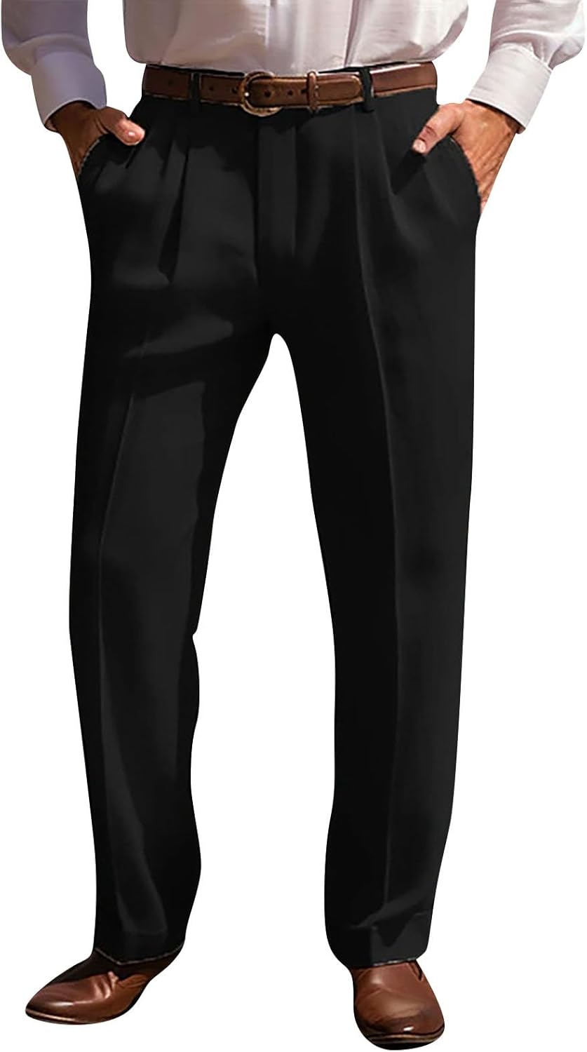 Mens Cotton Linen Pants