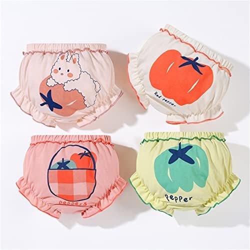 Perfect 4-Pack of Soft Cotton Bloomers Loomers for Girls Boys