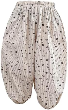Cute Toddler Pants with Fun Floral Design
