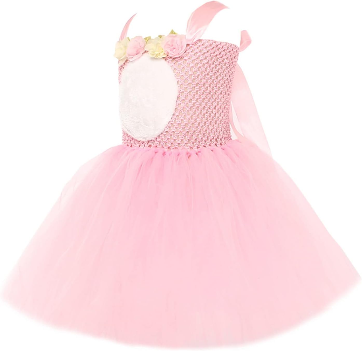 Easter Baby Girl Romper with Bunny and Egg Print