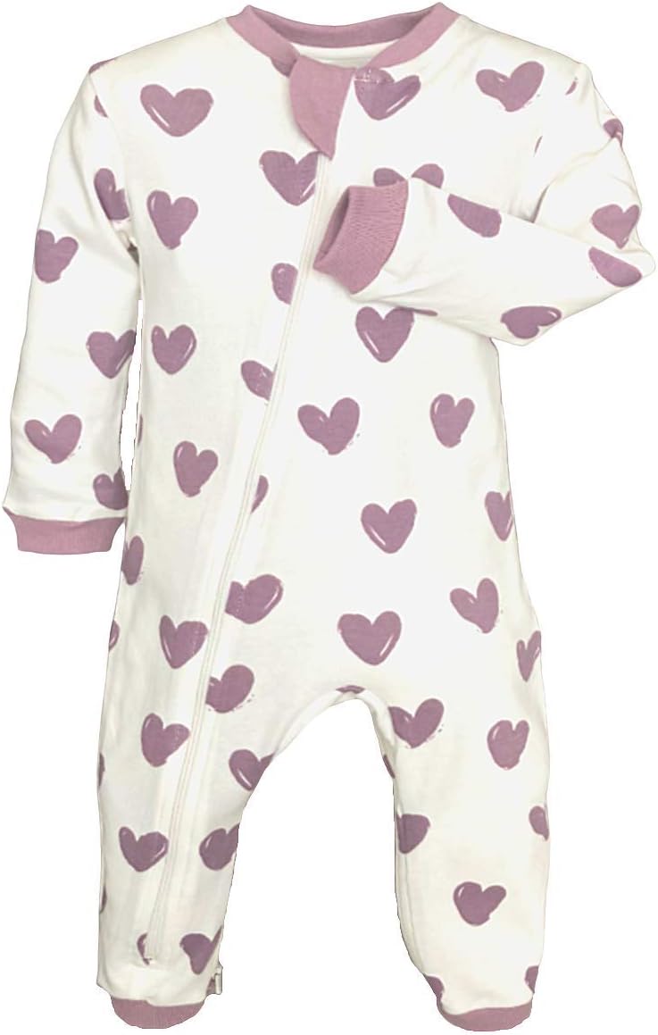 ZippyJamz Organic Zipper Pajamas - Footless Sleepy Brand for Babies