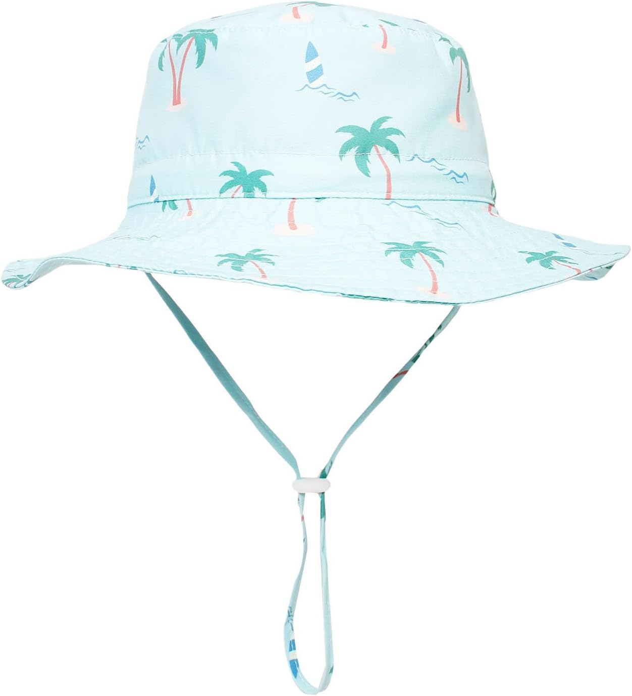 ILUFAM 2PCS Baby Toddler Printed Sun Hats Infant Toddler Upf 50 Beach Caps