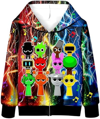 KindGirls 5-10 Years Boys Music Game Hoodie