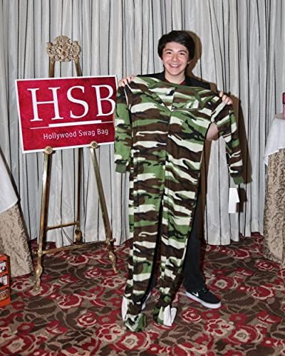 Big Boys Camo Fleece Pajamas by BIG FEET PAJAMA CO