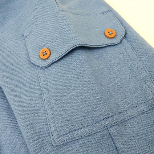 HonestBaby 2-Pack Organic Cotton Cargo Pants for Baby Toddler