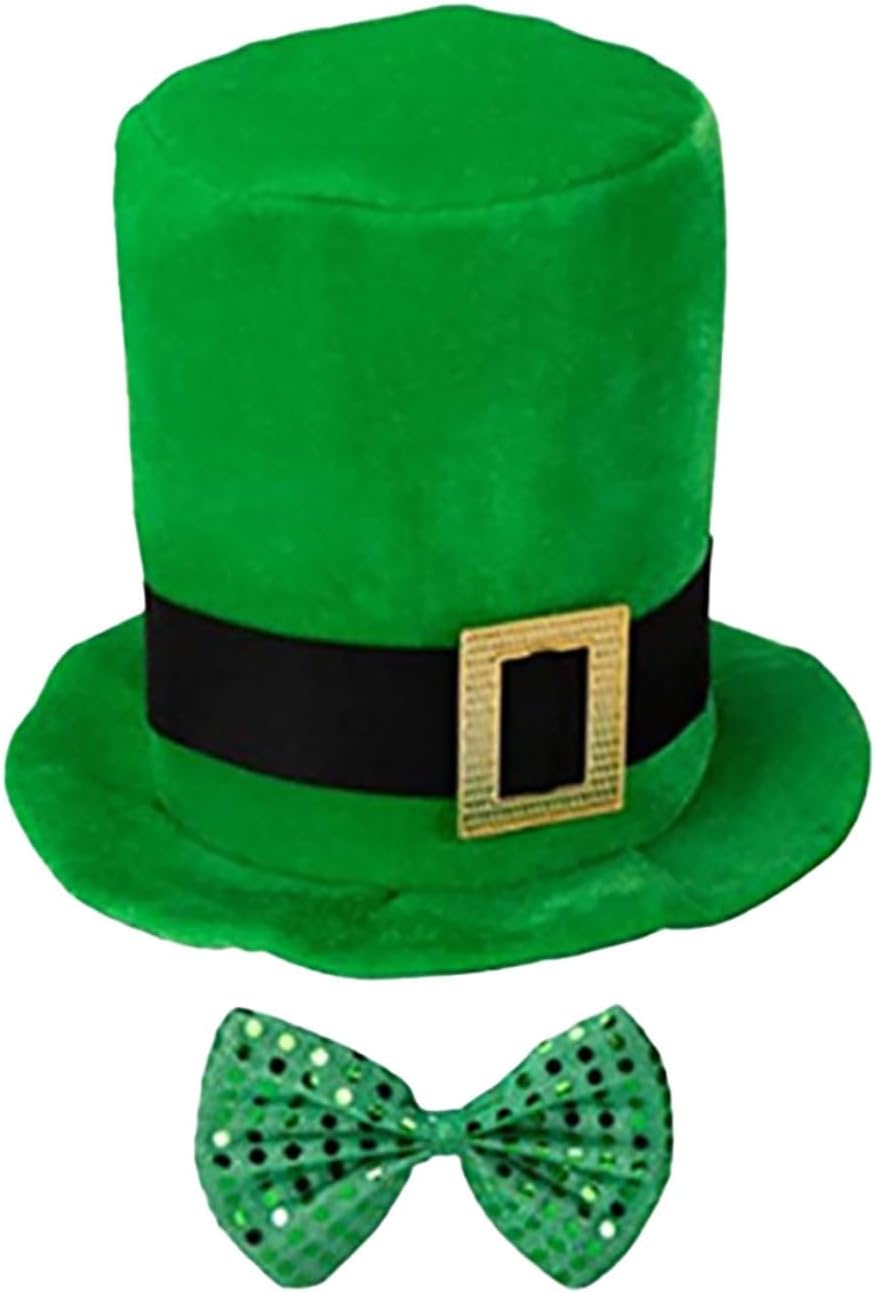 St Patricks Day Hat with Tie Knot