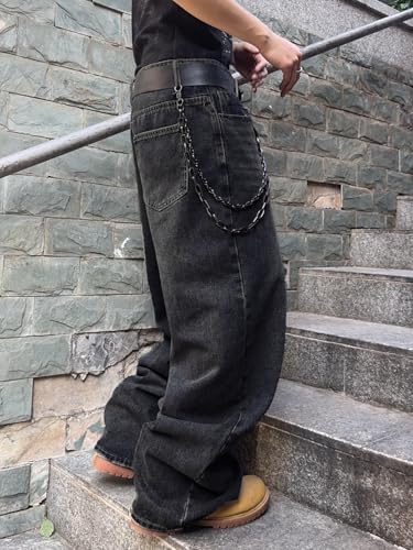 Stylish Wide Leg Skater Denim Jeans Baggy for Maximum Comfort