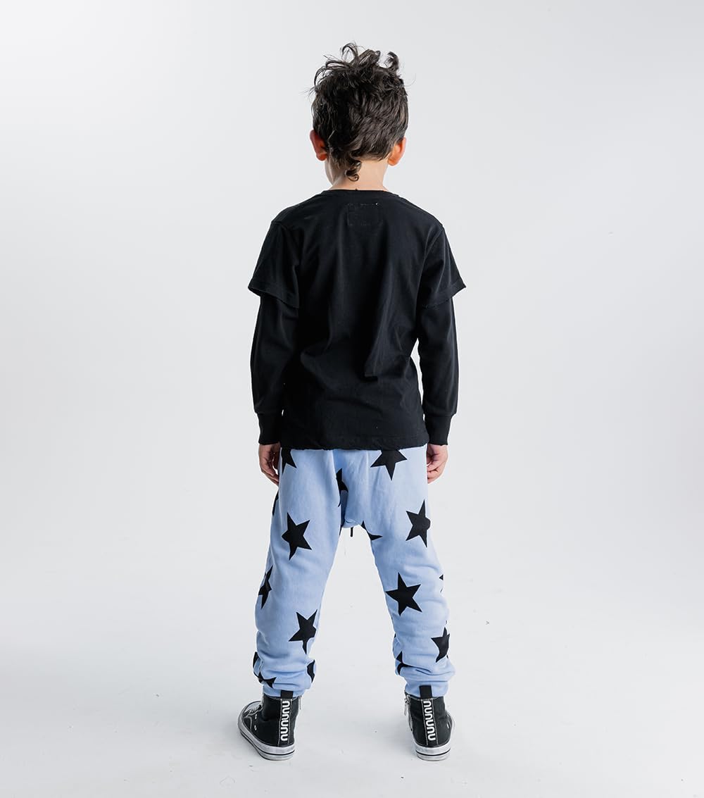 NUNUNU Baggy Pants 100 Cotton Harem Sweatpants for Kids and Babies