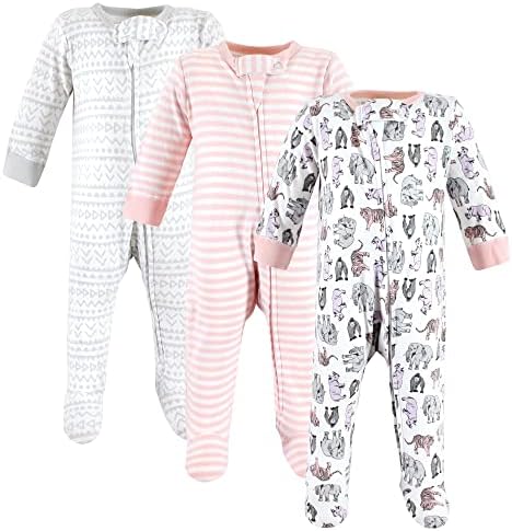 Touched by Nature Organic Cotton Sleep Play Set for Baby Girls