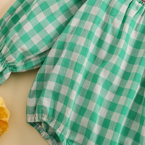 Baby Girl Festival Plaid Onesie pumpkin turkey holiday