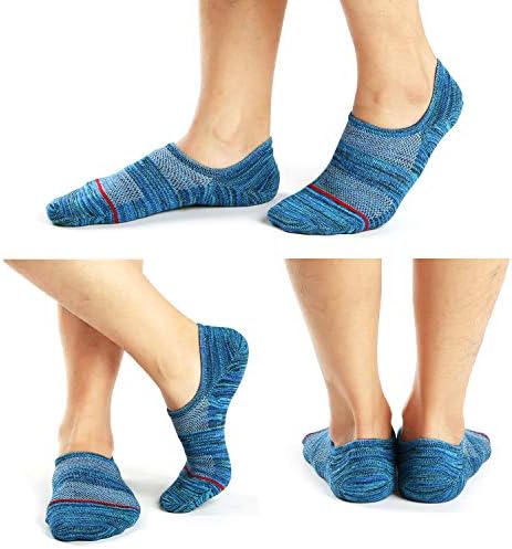 MotteeZconia No-Slide No-See Socks for Men ML 6 Pairs
