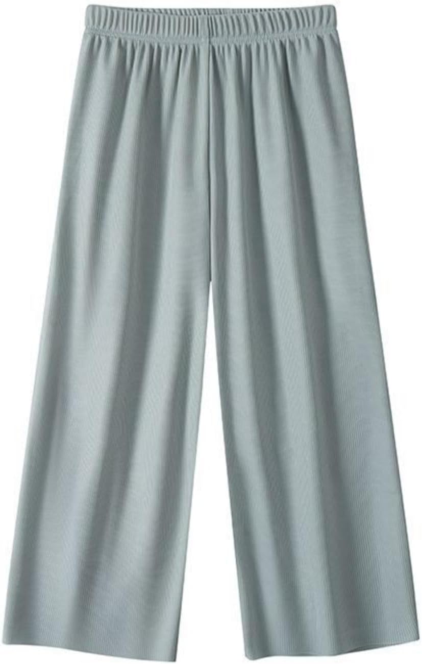 Girls Slim Lightweight High-Waisted Pants for Ages 3-12