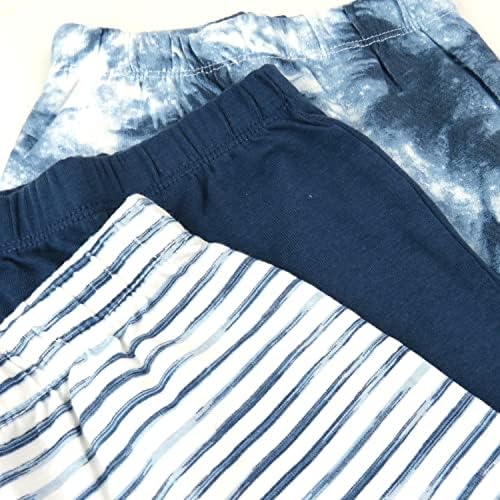 HonestBaby 3-Pack Footed Pull-On Pants Organic Cotton