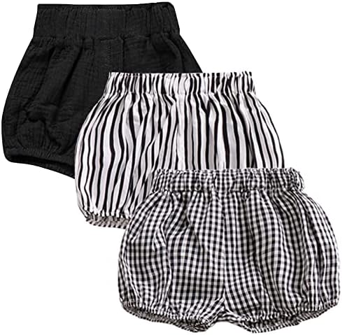 3-in-1 Triangle Cotton Linen Shorts for Kids
