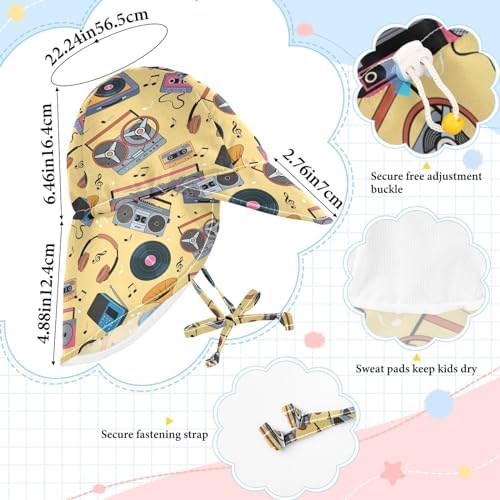 WIFIU Baby Sun Hat for Music Instrument Players Toddler Essential