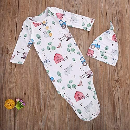 Adorable Organic Cotton Baby Gown
