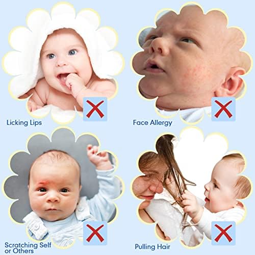 12 Pairs Newborn Baby Mittens