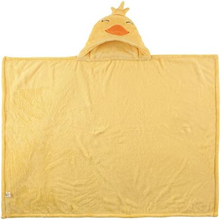 Hudson Baby Animal Face Plush Blanket for Babies and Kids