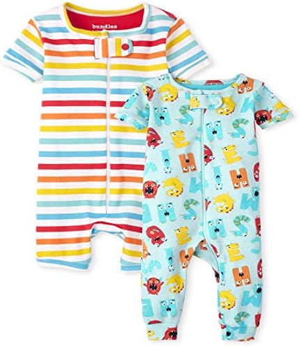 Stylish ABC Striped Pajamas for Kids