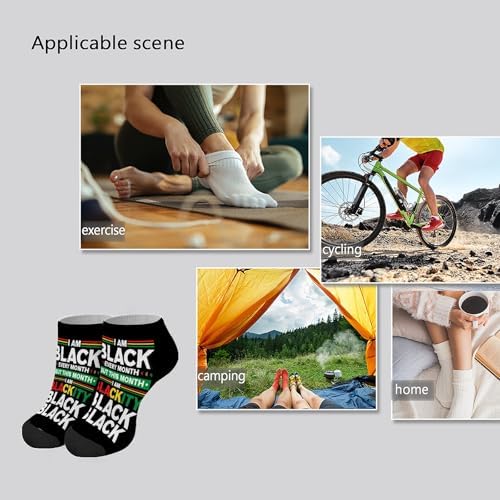 Liters of Laughter Black History Month Socks