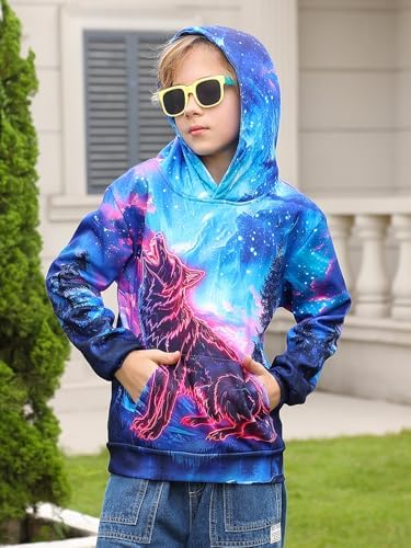 AIDEAONE Boys Girls Fleece Hoodies