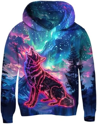 AIDEAONE Boys Girls Fleece Hoodies