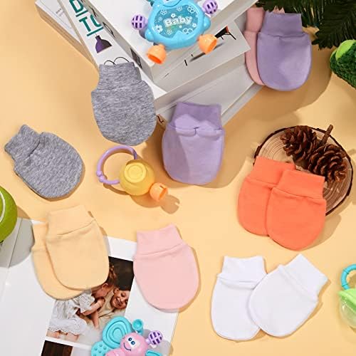 12 Pair Newborn Gloves for Boys Girls 0-6_months