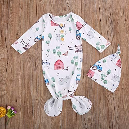Adorable Organic Cotton Baby Gown