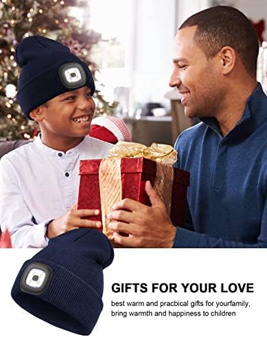 Melasa LED Ground illuminate Beanie for Kids Warm Lit Fun