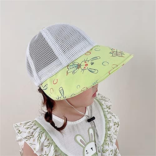 Adjustable Rabbit Print Baby Sun Hat