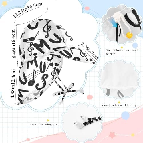 Sun Protection with Style Baby Music Hat