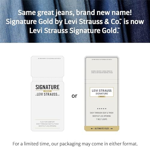 Levi Strauss Signature Gold Mens Bootcut Fit Jeans - Same Great Jeans Just Better