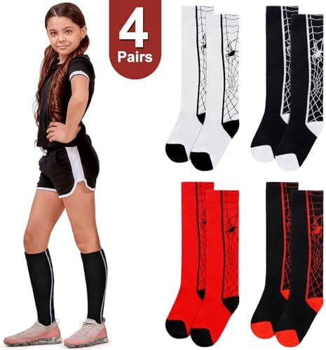 Halloween Spider Socks for Kids