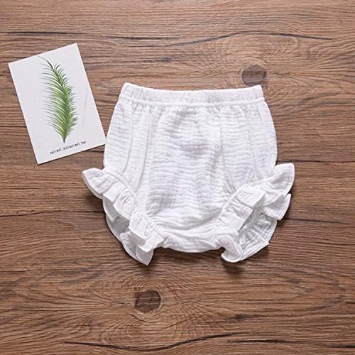 EISHOW Elastic Waist Ruffle Elastic 3PC Baby Shorts