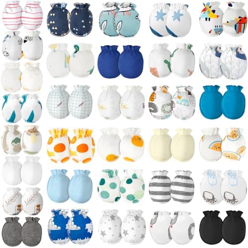 32 Pairs Baby Mittens