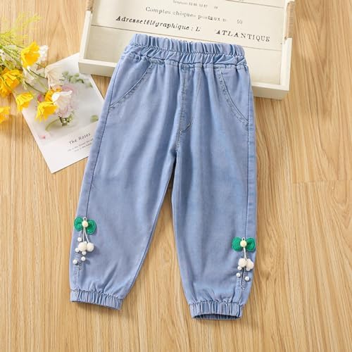 Cute Jeans for Little Ones Spring High Rise Pants Girls 4t