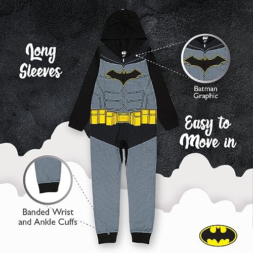 DC Comics Boys Big Batman Hooded Pajamas